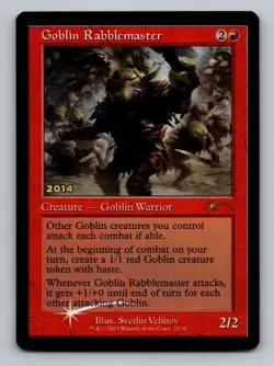 Goblin Rabblemaster P 30th Anniversary Promos 22 NM - Image 1
