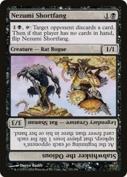 1 x Nezumi Shortfang Stabwhisker the Odious - Champions of Kamigawa - LP -MTG - Image 1