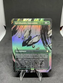 Earthbender Ascension (Borderless) Avatar: The Last Airbender Foil MTG 0307 - Image 1