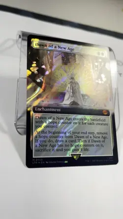 MTG Dawn of a New Age (Extended Art) (Surge Foil), Lord of the Rings (LTR) NM - Image 2