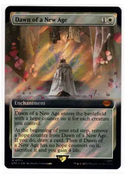 MTG Dawn of a New Age (Extended Art) (Surge Foil), Lord of the Rings (LTR) NM - Image 3