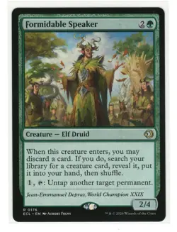 MTG Formidable Speaker Lorwyn Eclipsed Magic The Gathering TCG - Image 1