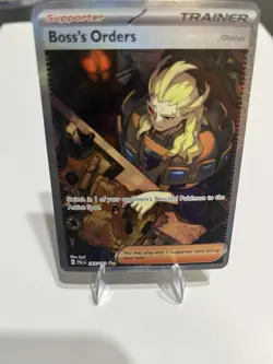 Pokemon TCG Boss's Orders #265/193 Paldea Evolved Special Illustration Rare Card - Image 1