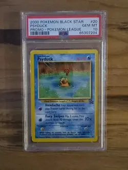 Pokemon League BLACK STAR PSYDUCK PROMO #20 PSA 10 Cert # 65307204 - Image 3