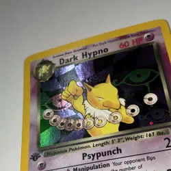 Pokemon TCG Dark Hypno Team Rocket 1st Edition Holo Rare 9/82 Wizards 2000 - Image 2