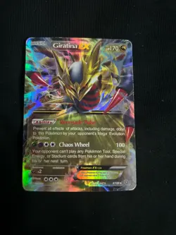 Pokemon Giratina EX Ultra Rare Full Art Holo XY Ancient Origins 57/98 - Image 1