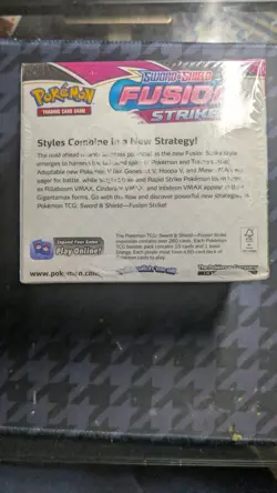 Pokemon TCG Fusion Strike Booster Box 36 Packs Sword & Shield New Factory Sealed - Image 3