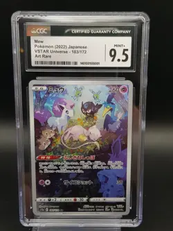 Pokemon Mew 183/172 s12a Vstar Universe Japanese CGC 9.5 Full Art Secret Rare - Image 1