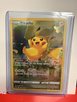 Pokemon TCG Pikachu GG30/GG70 Crown Zenith Gallery Ultra Rare Full Art Holo - Image 1