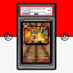 Pokemon PSA 9 Charizard Pikachu Metal Celebrations Ultra Premium Collection 25th - Image 3