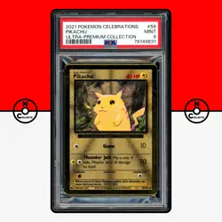 Pokemon PSA 9 Charizard Pikachu Metal Celebrations Ultra Premium Collection 25th - Image 5