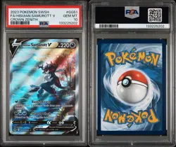 Pokemon TCG Hisuian Samurott v GG51/GG70 Crown Zenith: Galarian Gallery PSA 10 - Image 1