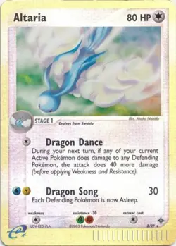 1x Altaria - 2/97 - Holo Rare - Reverse Holo Lightly Played Pokemon EX - Dragon - Image 1