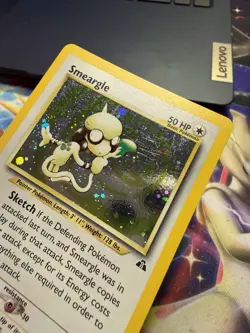 Pokemon TCG Smeargle Neo Discovery 11/75 Holo Rare UNLMD Vintage WOTC Light Play - Image 2