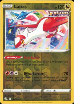 Pokemon - Latias #193/264 - SWSH08: Fusion Strike Reverse Holo - Image 1