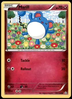 Pokemon - Marill #102/160 - XY - Primal Clash Common - Image 1