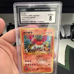Pokemon: Ho-Oh No.NG250 Awakening Legends Holo Rare CGC 8 2000 Japanese 90 HP - Image 1