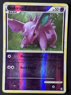 Nidoran 70/102 Triumphant Reverse Holo Pokemon TCG MP - Image 1