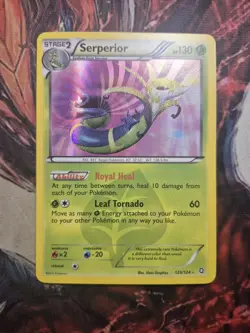 Serperior 125/124 - Pokemon Dragons Exalted Black & White - Secret Rare - NM - Image 1