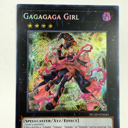 Yugioh! Gagagaga Girl DUAD-EN043 Secret Rare 1st Ed English NM / M Free Shipping - Image 3