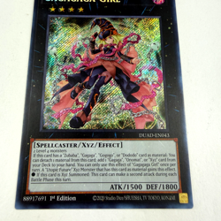 Yugioh! Gagagaga Girl DUAD-EN043 Secret Rare 1st Ed English NM / M Free Shipping - Image 4
