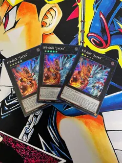 K9-66X "Jacks" 3x - DOOD-EN047 - 1st Edition - Super Rare - NM - Yugioh - Image 1
