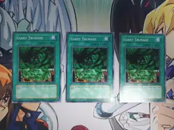 Giant Trunade x3 RP01-EN058 Common Unlimited Edition M/NM Condition - Image 1