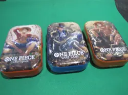 One Piece 🇫🇷 Artset 3x Mini Tin Pack Set TS-02 Vol.2 TS02 2 Booster OP-13 OP13 - Image 1