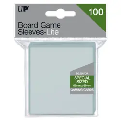 Ultra PRO - 100 Proteges Cartes/Pochettes "Board Game Sleeves-Lite" (69x69mm) - Image 1