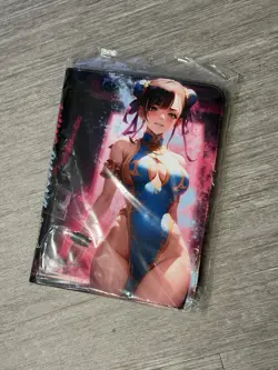 Anime Chun-Li Cammy Card Binder Zippered 9 Pocket TCG Album Sealed CB - Image 1