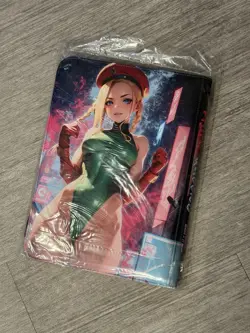 Anime Chun-Li Cammy Card Binder Zippered 9 Pocket TCG Album Sealed CB - Image 2