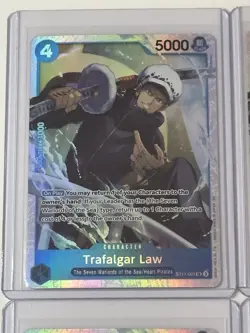 Trafalgar Law ST17-002 The Best Vol. 2 Premium Booster 4 Foil Card Play Set Lot - Image 2