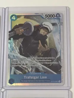 Trafalgar Law ST17-002 The Best Vol. 2 Premium Booster 4 Foil Card Play Set Lot - Image 3