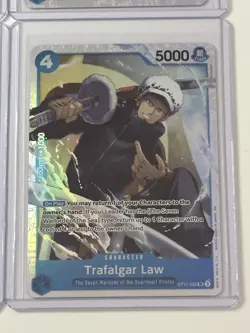 Trafalgar Law ST17-002 The Best Vol. 2 Premium Booster 4 Foil Card Play Set Lot - Image 5