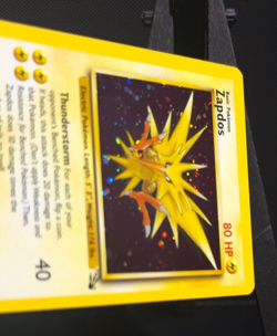 Zapdos 15/62 Fossil Rare Cosmos Holo Pokemon Card WOTC Thunderstorm (REF 989) - Image 2