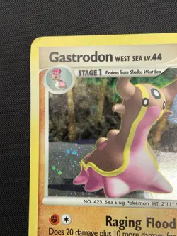 Pokemon Card - Gastrodon West Sea Secret Wonders 9/132 Holo Rare - Image 2