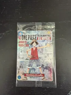ONE PIECE Monkey D. Luffy US Voyage - Univ. of Illinois Basketball Promo Card - Image 1