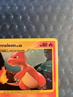 Pokemon TCG Charmeleon 102/100 Secret Rare Stormfront Holo Card NM - Image 3