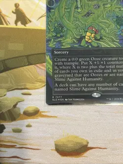 Mtg Secret Lair X TMNT Ultra Rare Chase Card Slime Against Humanity #7077 - Image 2