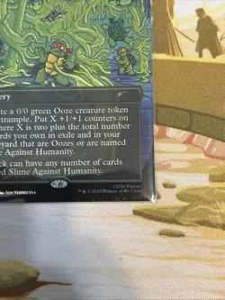 Mtg Secret Lair X TMNT Ultra Rare Chase Card Slime Against Humanity #7077 - Image 3