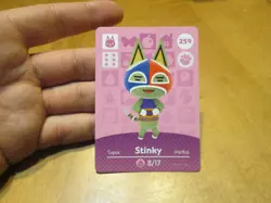 STINKY # 259 Welcome To Animal Crossing New Leaf Horizons AMIIBO Card Series 3 - Image 1