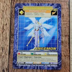 NM Angemon BO-128 Digimon Vintage 2000 Bandai Digi-Battle Trading Card Series 3 - Image 2