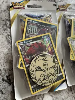 Pokemon S&S Brilliant Stars/Silver Tempest Booster Pack w/ Promo Cards/Coin - x3 - Image 3