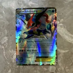 Pokemon Ash-Greninja EX Promo Holo Basic XY133 XY 170 HP Card - Image 1
