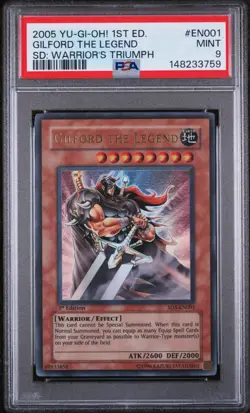 PSA Graded Yu-Gi-Oh Card Lot of 10–Exodia, Beta, Dark Magician, Red Eyes & More! - Image 3