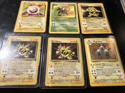 Pokemon Vintage Base Set and WB Promo Lot Cards - Image 1