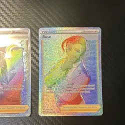 Pokemon TCG Supporter Holo Cards Lot Sidney & Rose 198/189 196/189 - 2 Cards - Image 3