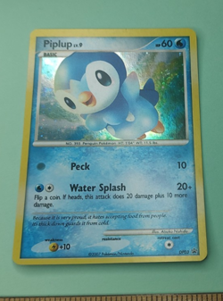 Pokemon Piplup DP03 Diamond and Pearl Holo Trading Card TCG - Image 1