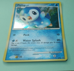 Pokemon Piplup DP03 Diamond and Pearl Holo Trading Card TCG - Image 2