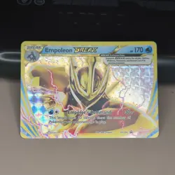 2016 Pokemon Black Star Promo Holo Rare Card – Empoleon BREAK (XY 134) LP - Image 1